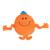Peluche vibrante monsieur madame - mr chatouille - 25cm - Orange 1 - vertbaudet enfant 