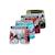 Lot de 4 boxers  extremes sports Blanc/rouge/bleu/gris/jaune 1 - vertbaudet enfant 