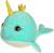 Peluche - peluche sonore narval bellabloo friends - 30 cm Bleu 1 - vertbaudet enfant 