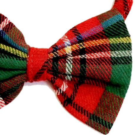 Nœud papillon noël enfant  tartan Rouge clair tartan blanc vert+Rouge foncé vert sapin 9 - vertbaudet enfant 