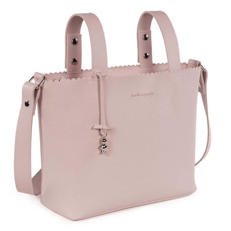 Sac à poussette crossbody icon cream Bleu+Crème+Gris+Rose+Vert 22 - vertbaudet enfant 