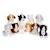 Peluche chien - dogz & kats sonores 18 cm Noir 3 - vertbaudet enfant 