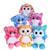 Peluche ours - hoopy - brilloo friends ours 30 cm Rose 3 - vertbaudet enfant 