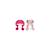 Peluche cutydoos lapin  80 cm ruby rose framboise Rose 2 - vertbaudet enfant 