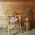 Coussin coton rond crochet lenka Ecru+Moutarde+Nude 16 - vertbaudet enfant 