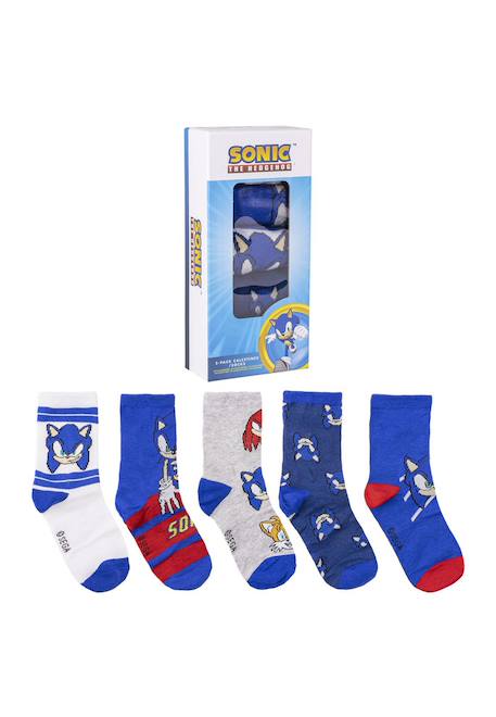 Lot de chaussettes 5 pièces sonic Multicolor 1 - vertbaudet enfant 