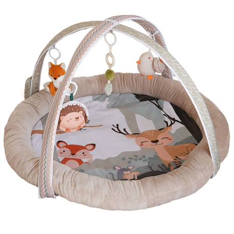 Tapis d'éveil sons et lumières bornéo Beige - forêt 1 - vertbaudet enfant 
