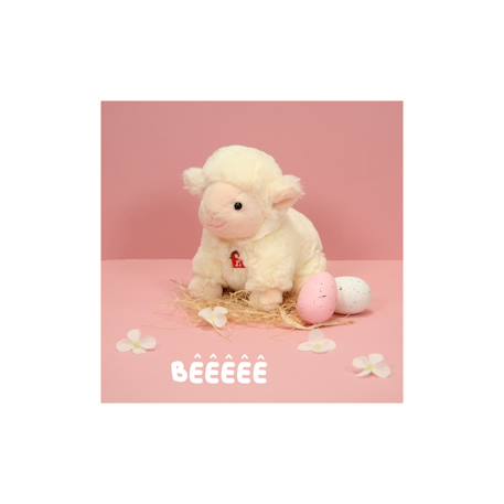 Peluche - les pakidoo sonores en peluche 15 cm - agneau Beige 3 - vertbaudet enfant 
