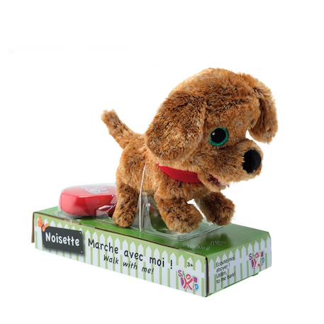 Peluche filoguidée chien noisette marche avec moi ! Marron 1 - vertbaudet enfant 