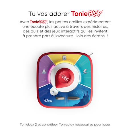 Le coffret tonieplay : disney le grand quiz + le contrôleur MULTICOLORE 3 - vertbaudet enfant 