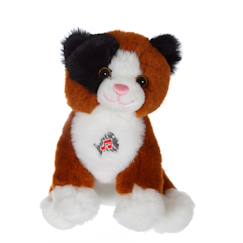 Jouet-Peluche - peluche dogz & kats sonores 18 cm - chat noir et marron