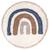Tapis enfant arc en ciel bohemian rainbow Bleu+Multi 1 - vertbaudet enfant 