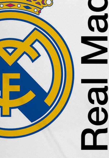 Serviette polyester - real madrid Blanc 3 - vertbaudet enfant 