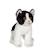 Peluche - peluche chat floppikitty - noir et blanc 22 cm Noir 1 - vertbaudet enfant 