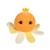 Peluche - peluche sonore pieuvre bellabloo friends - 30 cm Rose 1 - vertbaudet enfant 