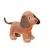 Peluche chiot  - fun puppies sonores, marron clair foulard orange Orange 2 - vertbaudet enfant 