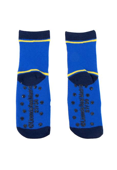 Chaussettes antidérapantes avec appliques - real madrid Multicolor 3 - vertbaudet enfant 