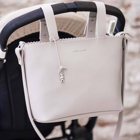 Sac à poussette crossbody icon cream Bleu+Crème+Gris+Rose+Vert 14 - vertbaudet enfant 