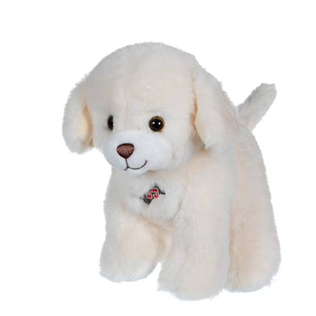 Peluche - dogz & kats sonores 18 cm - chien Blanc 2 - vertbaudet enfant 