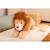 Peluche géante léon le lion allongé  - made in france Marron 3 - vertbaudet enfant 