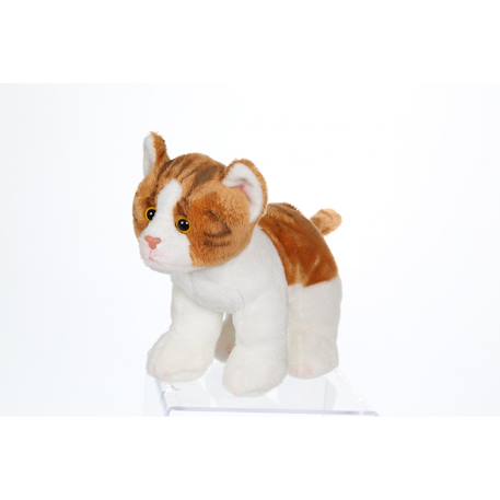 Peluche chat floppikitty 22 cm Orange 2 - vertbaudet enfant 
