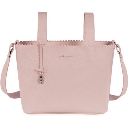 Sac à poussette crossbody icon cream Bleu+Crème+Gris+Rose+Vert 19 - vertbaudet enfant 