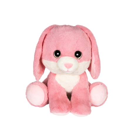 Peluche - peluche puppy eyes pets - lapin rose - 40 cm Rose 1 - vertbaudet enfant 