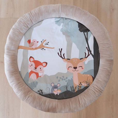 Tapis d'éveil sons et lumières bornéo Beige - forêt 5 - vertbaudet enfant 