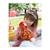 Peluche - poule flammée sonore rousse en peluche - 22 cm Orange 3 - vertbaudet enfant 