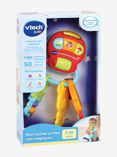 Mon hochet p'tites clés magiques VTECH MULTICOLORE 2 - vertbaudet enfant 