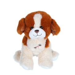 Jouet-Peluche - peluche dogz & kats sonores 18 cm - chien beige et marron