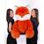 Peluche géante - renard - 1m10 Orange 3 - vertbaudet enfant 