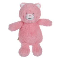 Jouet-Peluche - chat rose econimals en peluche éco-conçue - 15 cm