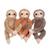 Peluche - peluche paresseux beige - 42 cm Beige 2 - vertbaudet enfant 