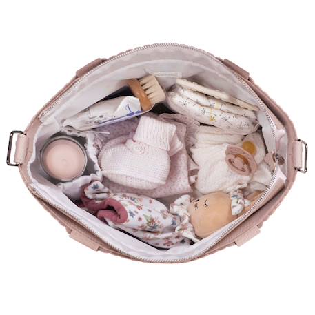 Sac à poussette crossbody icon cream Bleu+Crème+Gris+Rose+Vert 21 - vertbaudet enfant 