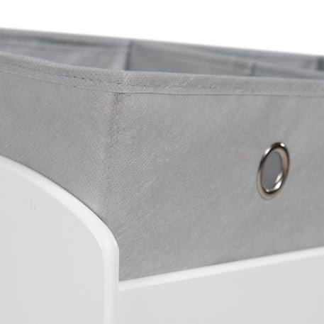 Meuble de rangement jouets avec 5 bacs en toile Miffy 5 - vertbaudet enfant 