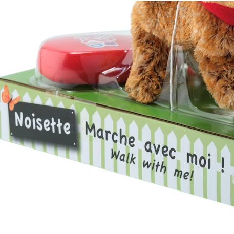 Peluche filoguidée chien noisette marche avec moi ! Marron 3 - vertbaudet enfant 