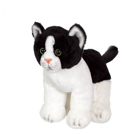 Peluche - peluche chat floppikitty - noir et blanc 22 cm Noir 3 - vertbaudet enfant 