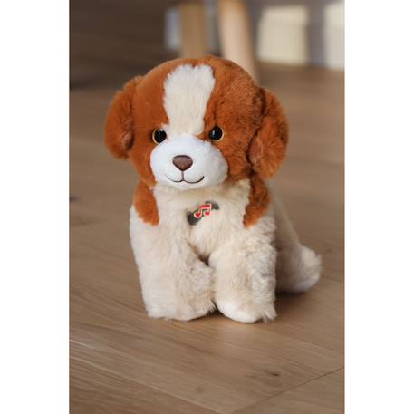 Peluche - peluche dogz & kats sonores 18 cm - chien beige et marron Marron 4 - vertbaudet enfant 