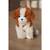 Peluche - peluche dogz & kats sonores 18 cm - chien beige et marron Marron 4 - vertbaudet enfant 