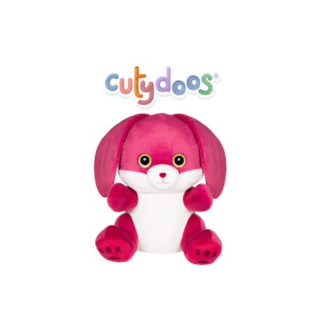 Peluche cutydoos lapin  80 cm ruby rose framboise Rose 1 - vertbaudet enfant 
