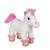 Peluche - peluche lica bella sonore, blanche et rose 22 cm Rose 1 - vertbaudet enfant 