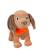 Peluche chiot  - fun puppies sonores, marron clair foulard orange Orange 3 - vertbaudet enfant 
