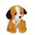 Peluche - peluche chien mimi dogs sonore marron clair et marron foncé - 18 cm Marron 2 - vertbaudet enfant 