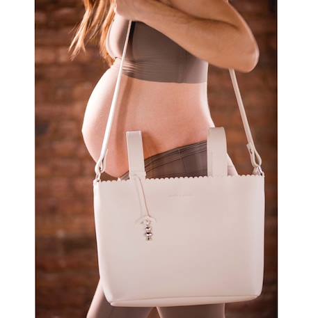 Sac à poussette crossbody icon cream Bleu+Crème+Gris+Rose+Vert 15 - vertbaudet enfant 