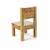 Lot de 2 chaises pour enfants Montessori  1-4 ans Naturel 3 - vertbaudet enfant 