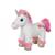 Peluche - peluche lica bella sonore, blanche et rose 22 cm Rose 2 - vertbaudet enfant 