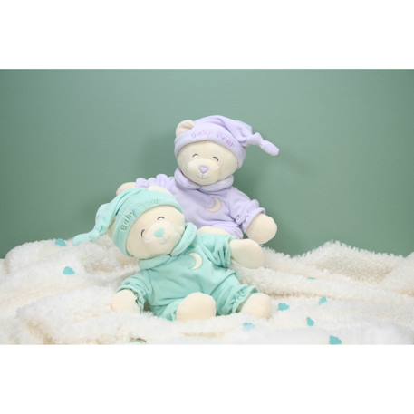 Peluche - peluche ourson baby bear douceur vert menthe - 24 cm Vert 2 - vertbaudet enfant 