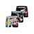Lot de 3 boxers  us sports Noir/rouge/blanc/bleu 1 - vertbaudet enfant 