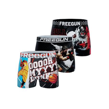 Garçon-Sous-vêtement-Slip, Boxer-Lot de 3 boxers  us sports